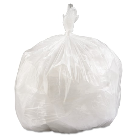 Integrated Bagging Systems 33 gal Trash Bags, 33 in x 39 in, Heavy-Duty, 14 microns, Clear, 250 PK VALH3340N16